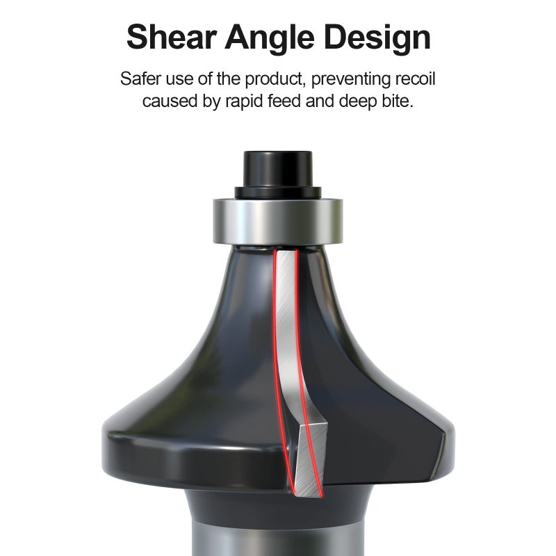 FIVEPEARS Tungsten Carbide Router Bits Set with 1/2-Inch Shank - Image 5